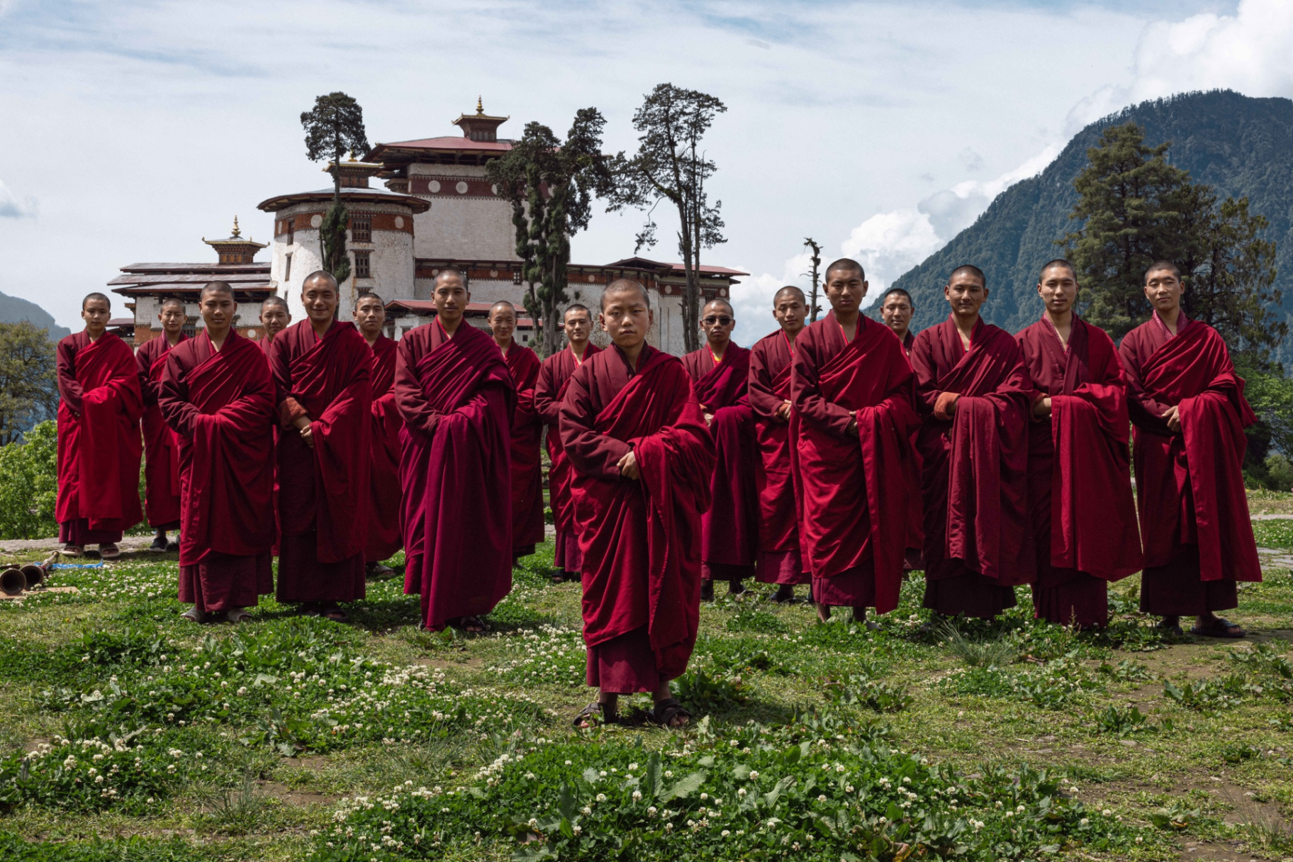 Offering a Meal
to the Monks