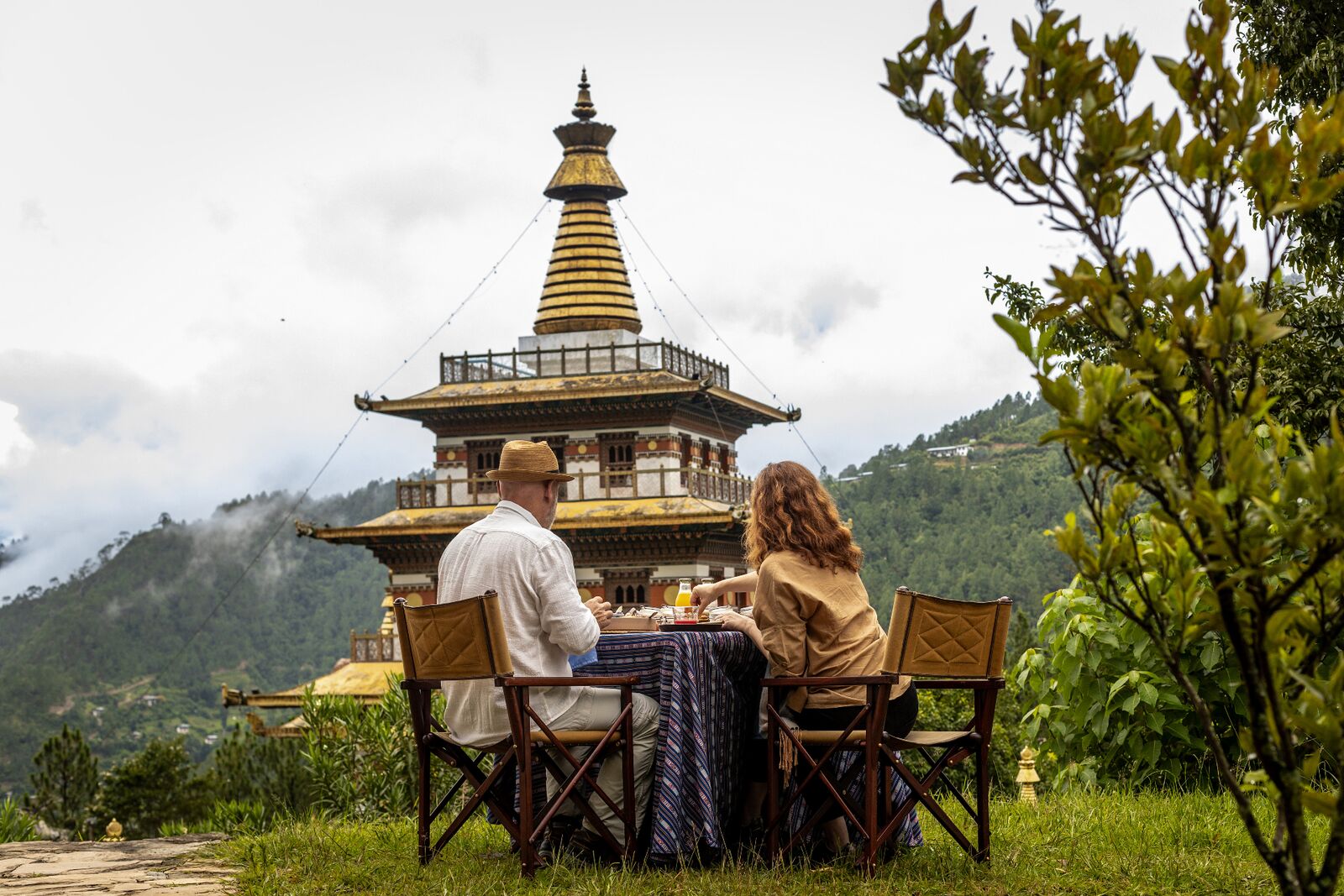 Breakfast at the Chorten